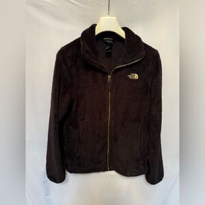 North Face Fleece Black & Hold Zip Up: Medium